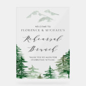 Waterverf Forest Woodland repetitie brunch Acryl Bord (Voorkant)