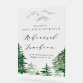 Waterverf Forest Woodland repetitie brunch Acryl Bord (Hoek)