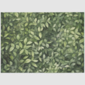 Waterverf Forrest Groenen Neutraal Baby shower Tissuepapier (Voorkant)