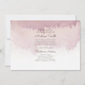 Waterverf Foto Baptisme Party Invitation Save The Date (Achterkant)