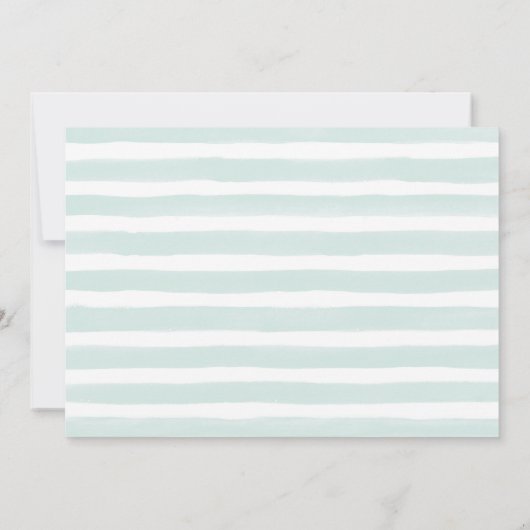 Waterverf Foto Kerst Kaart (Achterkant)