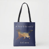 Waterverf Fox Colorado 1876 Tote Bag (Voorkant)