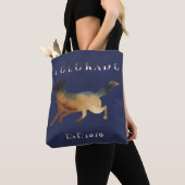Waterverf Fox Colorado 1876 Tote Bag (Dichtbij)