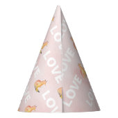 Waterverf Fox en Love Feesthoedjes (Achterkant)