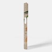 Waterverf Fox Floral Collage Persoonlijke naam Case-Mate iPhone Case (Achterkant / Rechts)