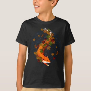 Waterverf Fox Flower of Life Spirit Animal T-shirt