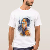 Waterverf Fox Halloween T-shirt (Voorkant)