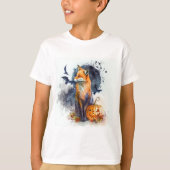 Waterverf Fox Halloween T-shirt (Voorkant)