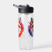 Waterverf Fox Illustratie Waterfles (Rechts)