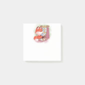 Waterverf Fox met Tea en Biscuits Post-it® Notes (Voorkant)