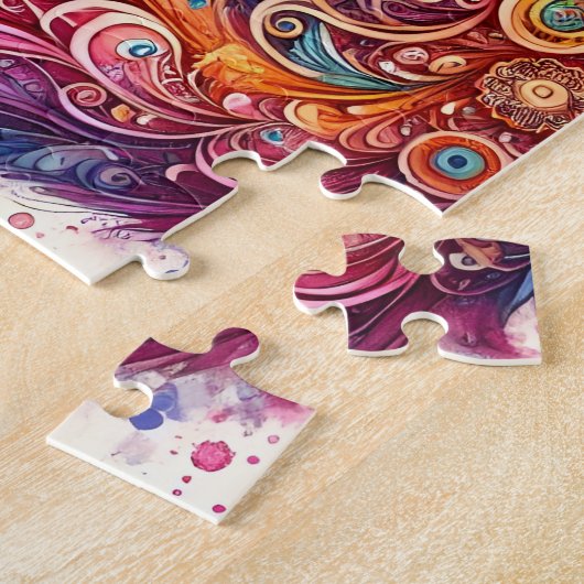 Waterverf Fox Puzzel (Zijkant)