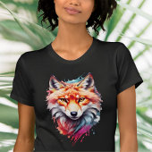 Waterverf Fox T-shirt