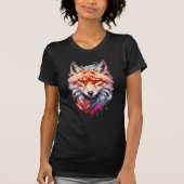 Waterverf Fox T-shirt (Voorkant)