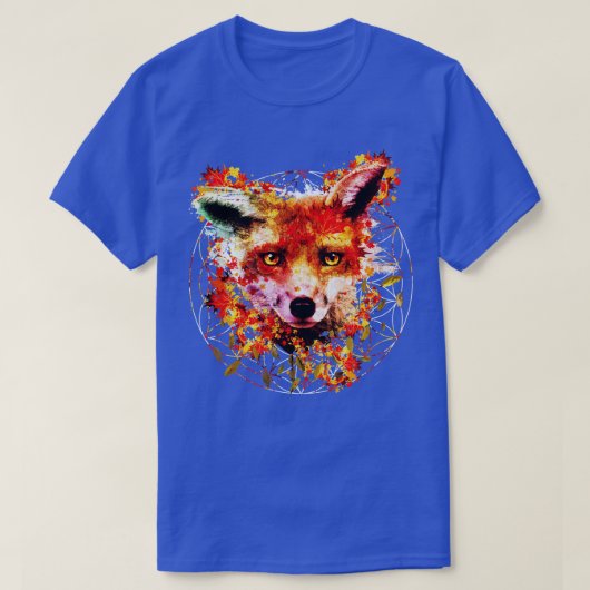 Waterverf Fox T-shirt (Design voorkant)