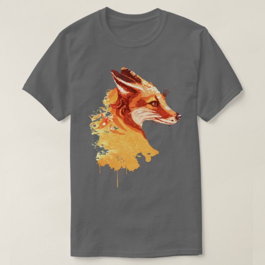Waterverf Fox T-shirt (Design voorkant)