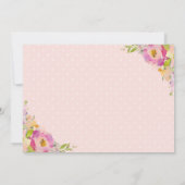 Waterverf Fox Tribal Boho Floral Birthday Foto Kaart (Achterkant)