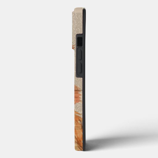 Waterverf Foxy Floral Friends Persoonlijke naam Case-Mate iPhone Case (Achterkant / Links)