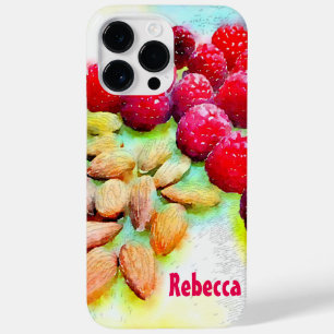 Waterverf frambozen en amandelen Case-Mate iPhone case