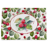 Waterverf frambozen groot cadeauzakje (Voorkant)