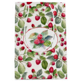 Waterverf frambozen medium cadeauzakje (Voorkant)