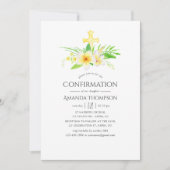 Waterverf Frangipani-bevestiging Kaart (Voorkant)