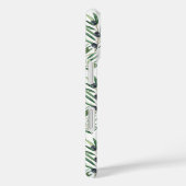 Waterverf Frans landelijk chic groen olijfpatroon Case-Mate iPhone Case (Achterkant / Rechts)