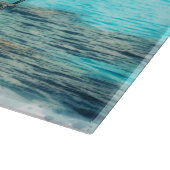 Waterverf Frans-Polynesië Bora Bora Serenity | Snijplank (Hoek)