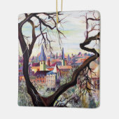 Waterverf Franse Ancient Settlement Luxembourg Keramisch Ornament (Links)