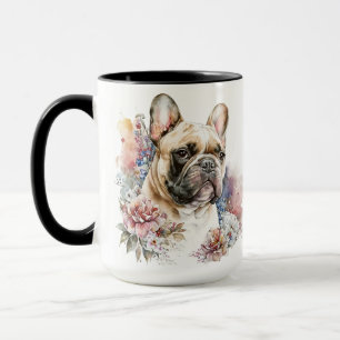 Waterverf FRANSE BULLDOG DOG Mok