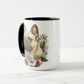 Waterverf FRANSE BULLDOG DOG Mok (Voorkant links)