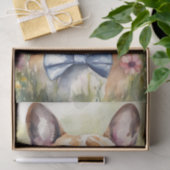 Waterverf Franse Bulldog in Bloemen Decoupage Tissuepapier (Geschenk)