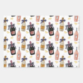 Waterverf Franse champagne Inpakpapier Vel (Voorkant 2)