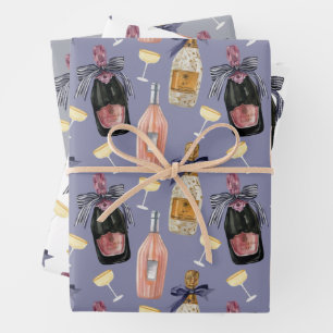 Waterverf Franse champagne Inpakpapier Vel