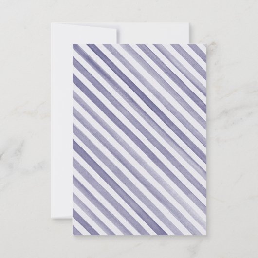 Waterverf Franse champagne met een marinestoot Bedankkaart (Achterkant)