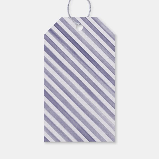 Waterverf Franse champagne met een marinestoot Cadeaulabel (Achterkant)