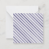 Waterverf Franse Champagne met een Navy Bow Gift Notitiekaartje (Achterkant)