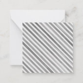 Waterverf Franse champagne met gestreept booggesch Notitiekaartje (Achterkant)