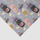 Waterverf Franse champagne Tissuepapier (Detail)