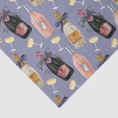 Waterverf Franse champagne Tissuepapier (Detail)