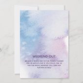 Waterverf Franse Macaron Birthday Party Kaart (Achterkant)