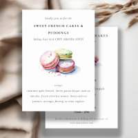 Waterverf Franse Macarons Bakkerij Kookles