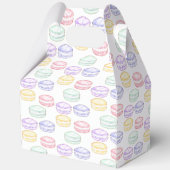 Waterverf Franse Macarons Bedankdoosjes (Achterkant)