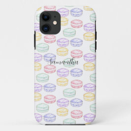 Waterverf Franse Macarons Case-Mate iPhone Case