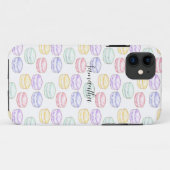 Waterverf Franse Macarons Case-Mate iPhone Case (Achterkant (horizontaal))