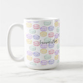 Waterverf Franse Macarons Koffiemok (Links)