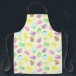 Waterverf Franse Macarons | Macaroons Schort<br><div class="desc">Waterverf Franse Macarons | Macaroons</div>