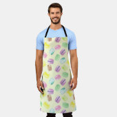 Waterverf Franse Macarons | Macaroons Schort (Gedragen)