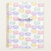Waterverf Franse Macarons Planner (Voorkant)
