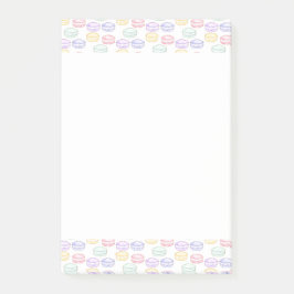 Waterverf Franse Macarons Post-it® Notes