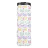 Waterverf Franse Macarons Thermosbeker (Achterkant)